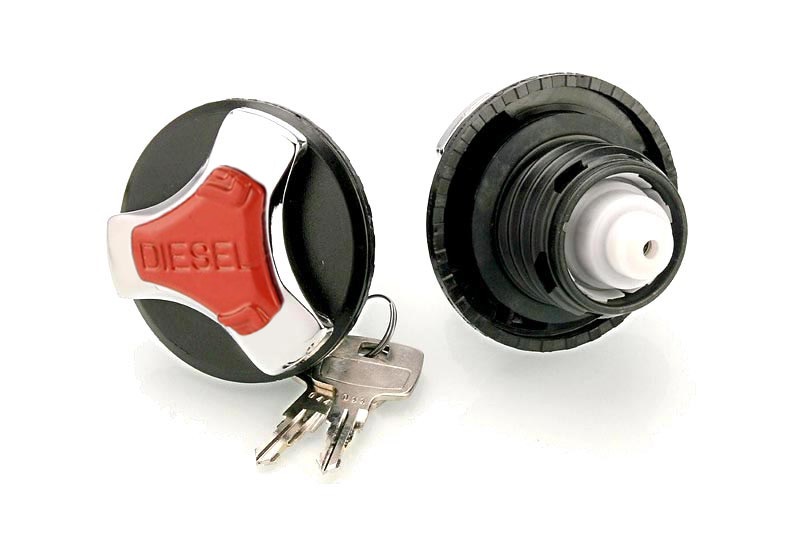 BRITPART LAND ROVER DEFENDER 200TDI Fuel Filler Locking Cap – STC4072 – Black Plastic Screw-On With Seal